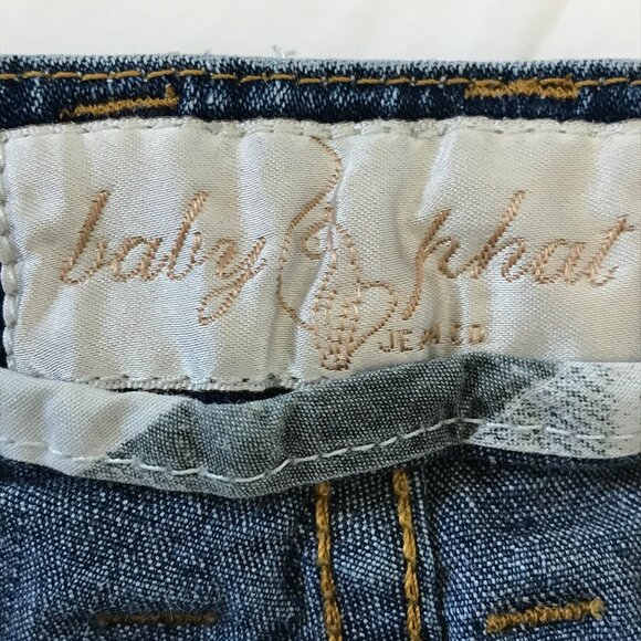 Vintage Baby Phat Bootcut Jeans Women Size 5 Blue Mid Rise Dark Wash Preppy - Picture 3 of 14